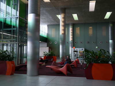 Sofas in De Gaulle Airport