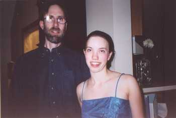 Tim with Katherine after JR prom