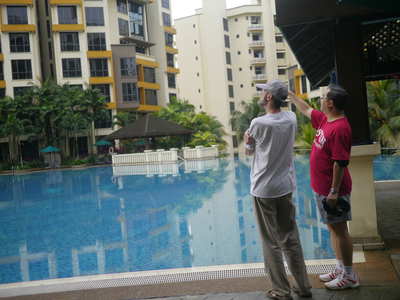 Pool at the Apartment Complex