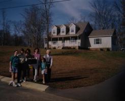 The girls at Sally and Dave's house