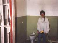 Matt in Alcatraz cell